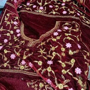 Velvet Lehenga Choli Beautiful