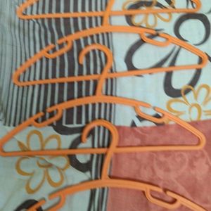 One Dozen Baby Hangers Of Colour Pink Orange & Etc