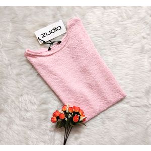 Zudio Xs New with Tag Rare Pink colour Crop Top