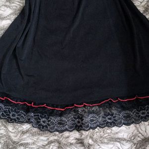 Red Lace Vampy Gothic Dress