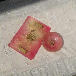 Resin Mini Platter With Bowl