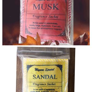 Mysore Special Musk Nos6 And Sandal Fragrance Nos6 Sachet(Total Nos12 Sachets)