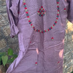 Hand Embroidered Kurti