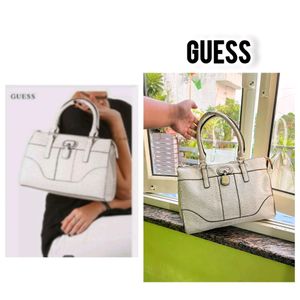 Guess Ostrich leather handbag