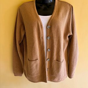 Korean-inspired Woolen Cardigan