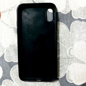 Plane Black iPhone X Cover With New Condition.