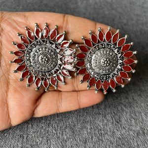 Oxodised Earrings