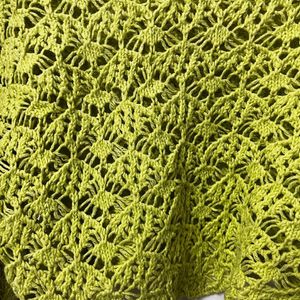 Zudio Crochet Green Top