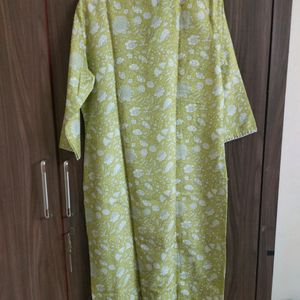 Lime Green Kurta Set