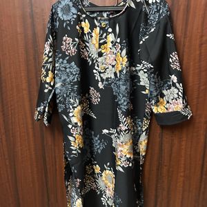 New Black Popcorn XL Kurti