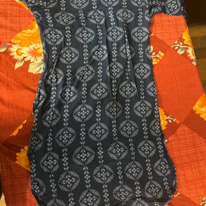 Beautiful Navy Blue Kurta