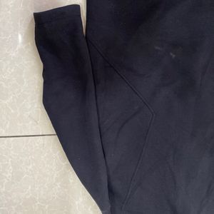 Black wool Dress