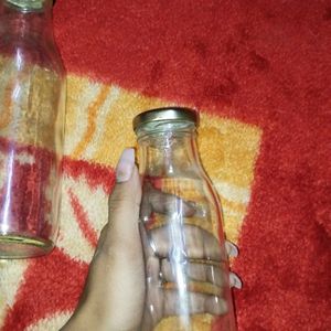 Glass Bottles(Pack Of 2)