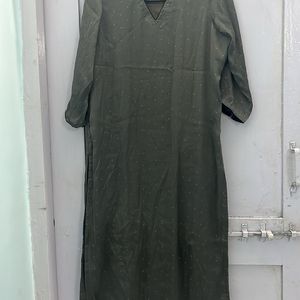 Silver Kurta Silk