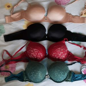 Imported High Quality Size 32 Bras X 4