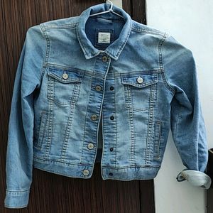 Denim Crop Jacket