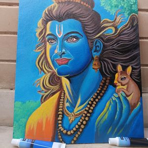 Shree Ram Canvas Painting