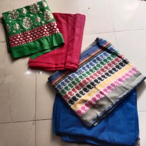 2 dress material combo without dupatta