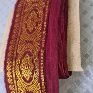 Traditional Maroon Golden Border