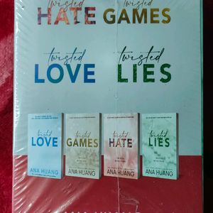 Twisted Bookset: Love,Hate,Games,Lies(NEW,4 Books)