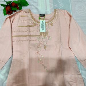 Pink women kurti