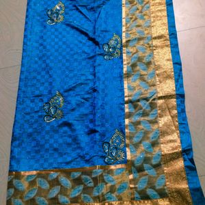 Full Shinning Maggam Work Georgette Saree