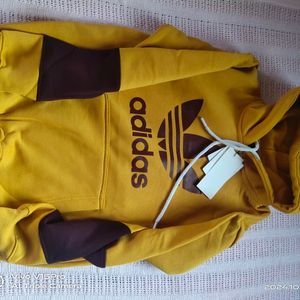 Men's Kangaroo pocket hoodie Adidas Logo Printed