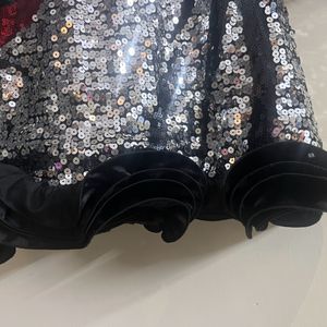 Sequin Black Dress