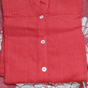 Button-Down Straight Kurta