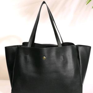 Office Black Shoulder Bag For Women