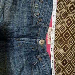 Low Waist Blue Denim Jeans