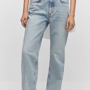 Straight Fit Light Blue Jeans