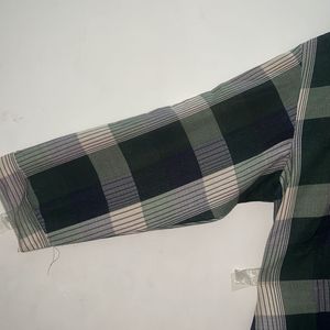 Wool Check Shirt With Pent