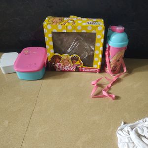 Barbie Combo Tiffin & Water Bottle