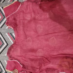 Banarsi Silk Kurta Set With Dupatta