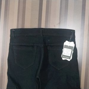 Q-54 Size 30 Cargo Straight Women Denim Jeans