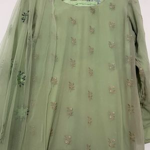 SALE!(Reduced 1000rs) Sage Green Salwar