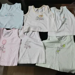 Baby's (0-1months) vests- set of 6