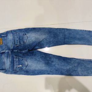 High Waist Wrecked Denim Jeans For Women Girls