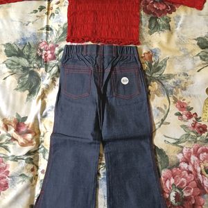 Two Piece Casual/Party Wear Co-ord Set for Girls