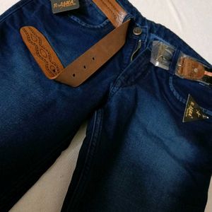 2 Branded Blue And Black Jeans