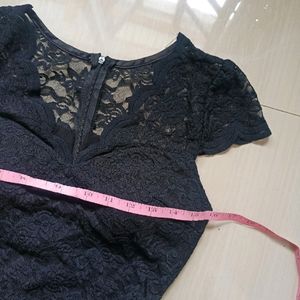 Women Mini Lace Dress