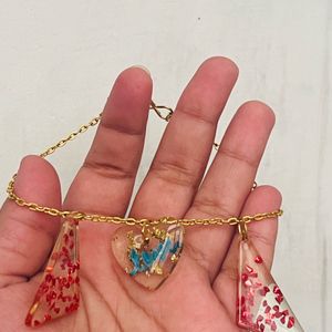 Loveable Resin Charms Bracelet