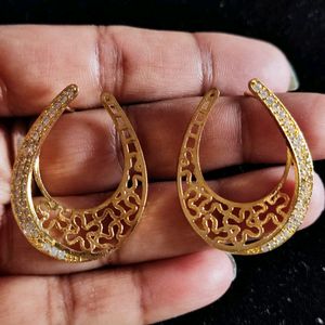 ROYAL RICH AMERICAN DIAMOND CHINESE EARRINGS