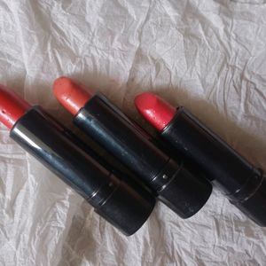 3 lipstick Combo Pink Red And Nude