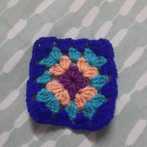 Granny Square Crochet Piece