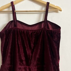 Velvet Body Hugging Dress