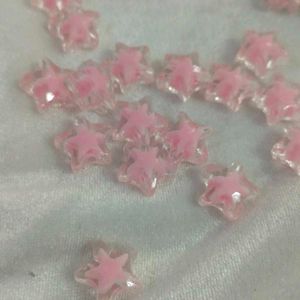 Star Charm 50 Pis Pink Colour