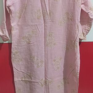 Pink Long Kurti