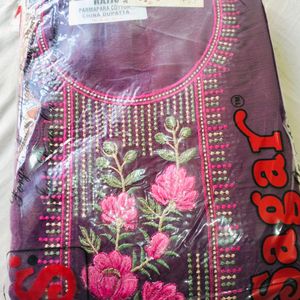 Unstitched Suit With Matching Dupatta [FRESH STOCK